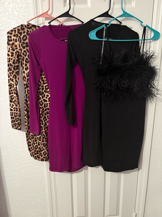 Dresses & Skirts - Everything in Pic Set-Assorted Women's Bodycon Dresses-Set of 4